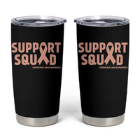 Endometrial Cancer Awareness Tumbler Cup Support Squad Warrior Gift