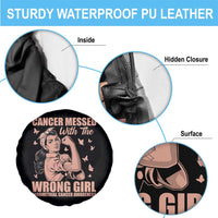 Strong Girl Endometrial Cancer Spare Tire Cover Cancer Messed With The Wrong Girl