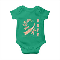 Peach Dragonfly Endometrial Cancer Baby Onesie Hope And Strength