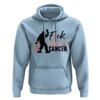 Funny Bigfoot Fuck Endometrial Cancer Awareness Gift Hoodie