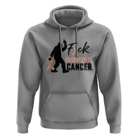 Funny Bigfoot Fuck Endometrial Cancer Awareness Gift Hoodie