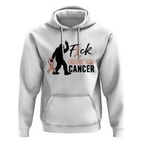 Funny Bigfoot Fuck Endometrial Cancer Awareness Gift Hoodie
