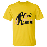 Funny Bigfoot Fuck Endometrial Cancer Awareness Gift T Shirt