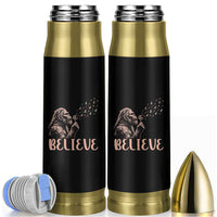 Funny Bigfoot Blowing Dandelion Flower Graphic Bullet Tumbler Believe Endometrial Cancer Awareness