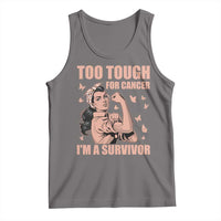 Endometrial Cancer Warrior Tank Top Too Tough For Cancer Im A Survivor