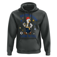 Hajmo Bosno I Came To Yell Hoodie Funny Bosnia Goose Game Day Gift