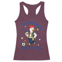 Hajmo Bosno I Came To Yell Racerback Tank Top Funny Bosnia Goose Game Day Gift