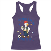 Hajmo Bosno I Came To Yell Racerback Tank Top Funny Bosnia Goose Game Day Gift