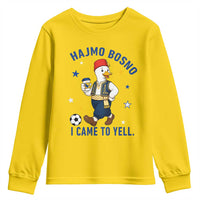 Hajmo Bosno I Came To Yell Youth Sweatshirt Funny Bosnia Goose Game Day Gift