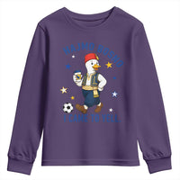 Hajmo Bosno I Came To Yell Youth Sweatshirt Funny Bosnia Goose Game Day Gift