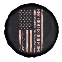 Patriotic Endometrial Cancer Awareness Spare Tire Cover Her Fight Our Fight