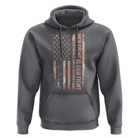 Patriotic Endometrial Cancer Awareness Hoodie Her Fight Our Fight