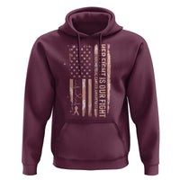 Patriotic Endometrial Cancer Awareness Hoodie Her Fight Our Fight
