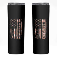 Patriotic Endometrial Cancer Awareness Skinny Tumbler Her Fight Our Fight