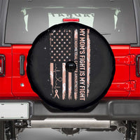 American Flag Endometrial Cancer Support Spare Tire Cover My Moms Fight My Fight