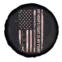 American Flag Endometrial Cancer Support Spare Tire Cover My Moms Fight My Fight