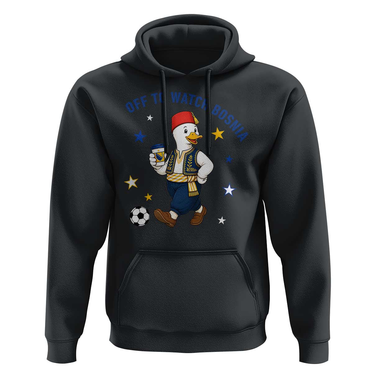 Off To Watch Bosnia Hoodie Funny Goose Fudbal Fan Gift