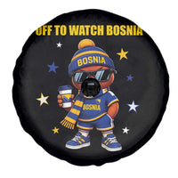 Bosnian Teddy Bear Fudbal Fan Spare Tire Cover Off To Watch Bosnia