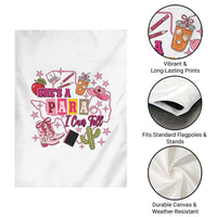 Funny Western Teacher Aide Graphic Garden Flag She's A Para I Can Tell