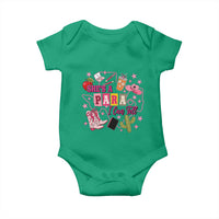 Funny Western Teacher Aide Graphic Baby Onesie She's A Para I Can Tell