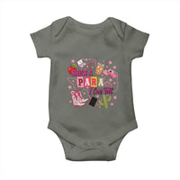 Funny Western Teacher Aide Graphic Baby Onesie She's A Para I Can Tell