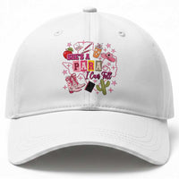 Funny Western Teacher Aide Graphic Baseball Cap She's A Para I Can Tell