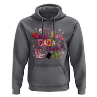 Funny Western Teacher Aide Graphic Hoodie She's A Para I Can Tell