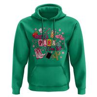 Funny Western Teacher Aide Graphic Hoodie She's A Para I Can Tell