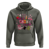 Funny Western Teacher Aide Graphic Hoodie She's A Para I Can Tell