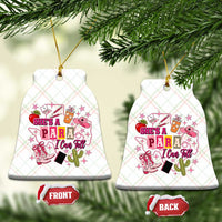 Funny Western Teacher Aide Graphic Ceramic Ornament She's A Para I Can Tell