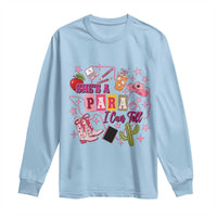 Funny Western Teacher Aide Graphic Long Sleeve Shirt She's A Para I Can Tell