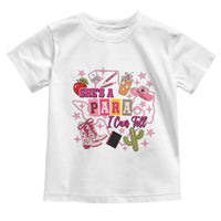 Funny Western Teacher Aide Graphic Toddler T Shirt She's A Para I Can Tell