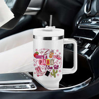 Funny Western Teacher Aide Graphic Tumbler With Handle She's A Para I Can Tell