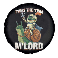 Funny Medieval Knight Frog Meme With Sword Spare Tire Cover Twas The Tism MLord