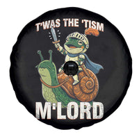 Funny Medieval Knight Frog Meme With Sword Spare Tire Cover Twas The Tism MLord
