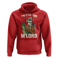 Funny Medieval Knight Frog Meme With Sword Hoodie Twas The Tism MLord