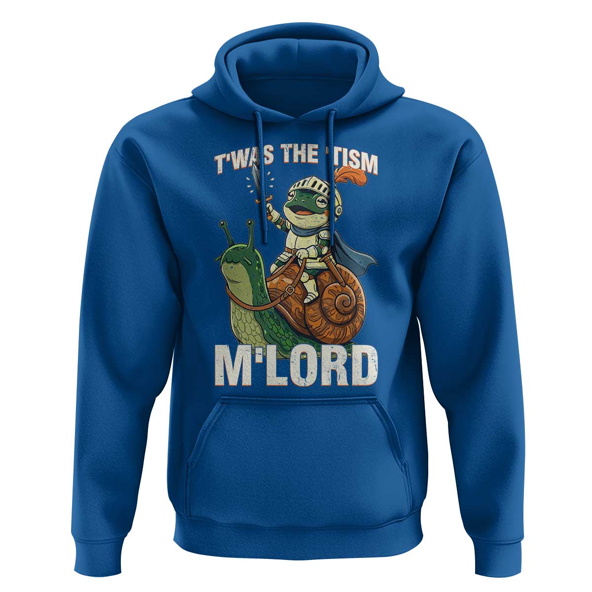 Funny Medieval Knight Frog Meme With Sword Hoodie Twas The Tism MLord