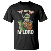 Funny Medieval Knight Frog Meme With Sword T Shirt Twas The Tism MLord