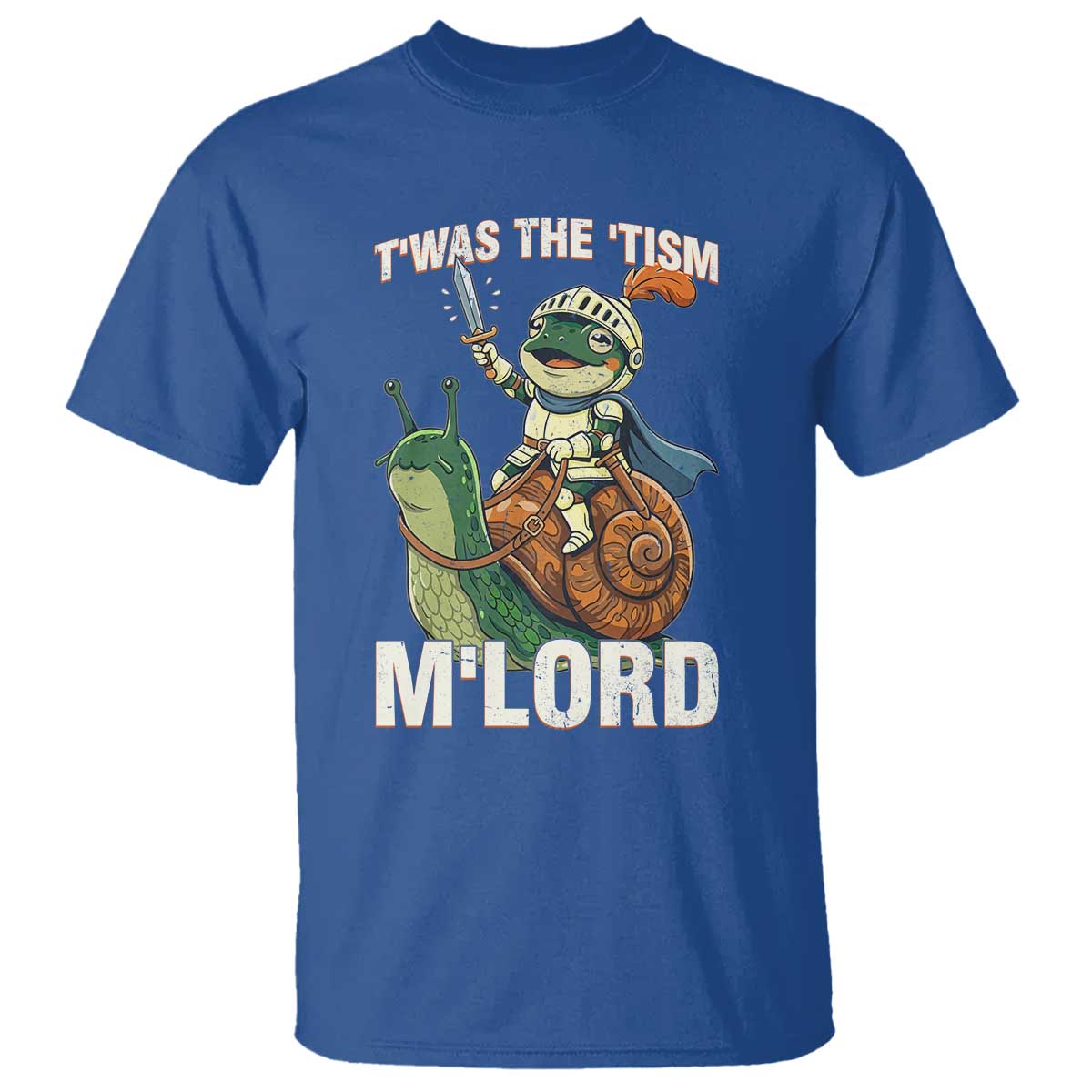 Funny Medieval Knight Frog Meme With Sword T Shirt Twas The Tism MLord