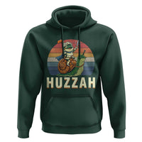 Funny Huzzah Frog Meme Hoodie Medieval Knight With Sword Graphic