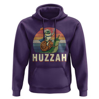 Funny Huzzah Frog Meme Hoodie Medieval Knight With Sword Graphic