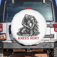 Funny Knees Hurt Medieval Knight Spare Tire Cover Dark Fantasy Sword Warrior Humor