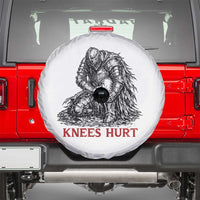 Funny Knees Hurt Medieval Knight Spare Tire Cover Dark Fantasy Sword Warrior Humor