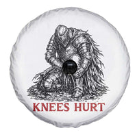 Funny Knees Hurt Medieval Knight Spare Tire Cover Dark Fantasy Sword Warrior Humor