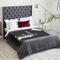 Funny New York City Travel Graphic Throw Blanket I Survived My Trip To NYC