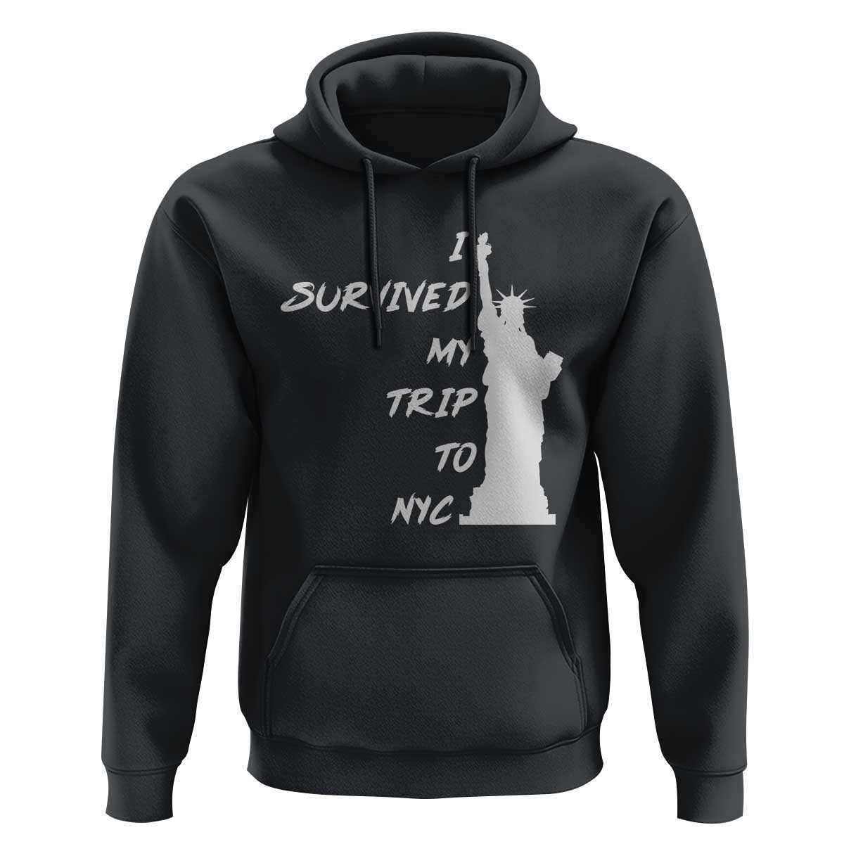 Funny New York City Travel Graphic Hoodie I Survived My Trip To NYC