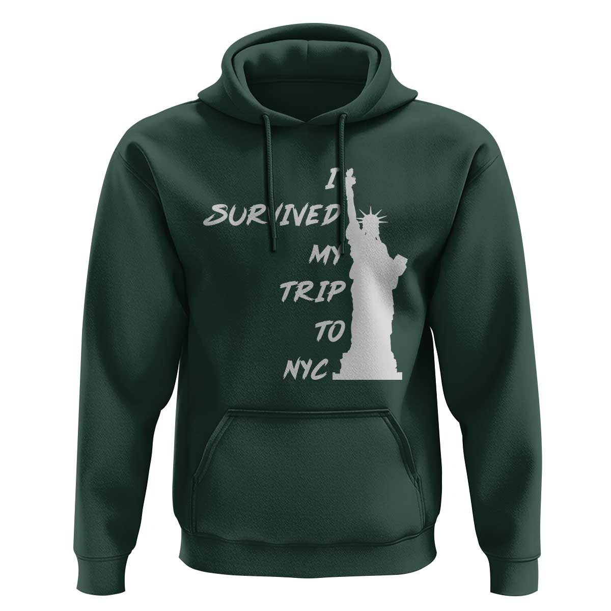 Funny New York City Travel Graphic Hoodie I Survived My Trip To NYC