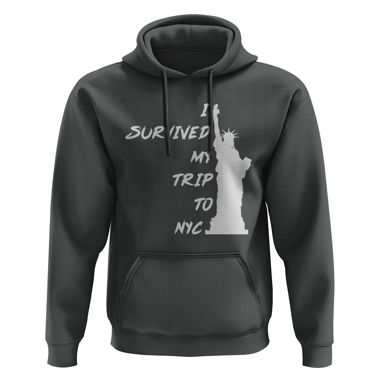 Funny New York City Travel Graphic Hoodie I Survived My Trip To NYC