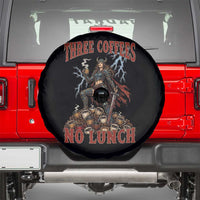 Funny Medieval Knight Worker Meme Spare Tire Cover Three Coffees No Lunch Valkyrie Coffee Lover