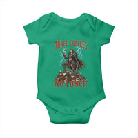 Funny Medieval Knight Worker Meme Baby Onesie Three Coffees No Lunch Valkyrie Coffee Lover
